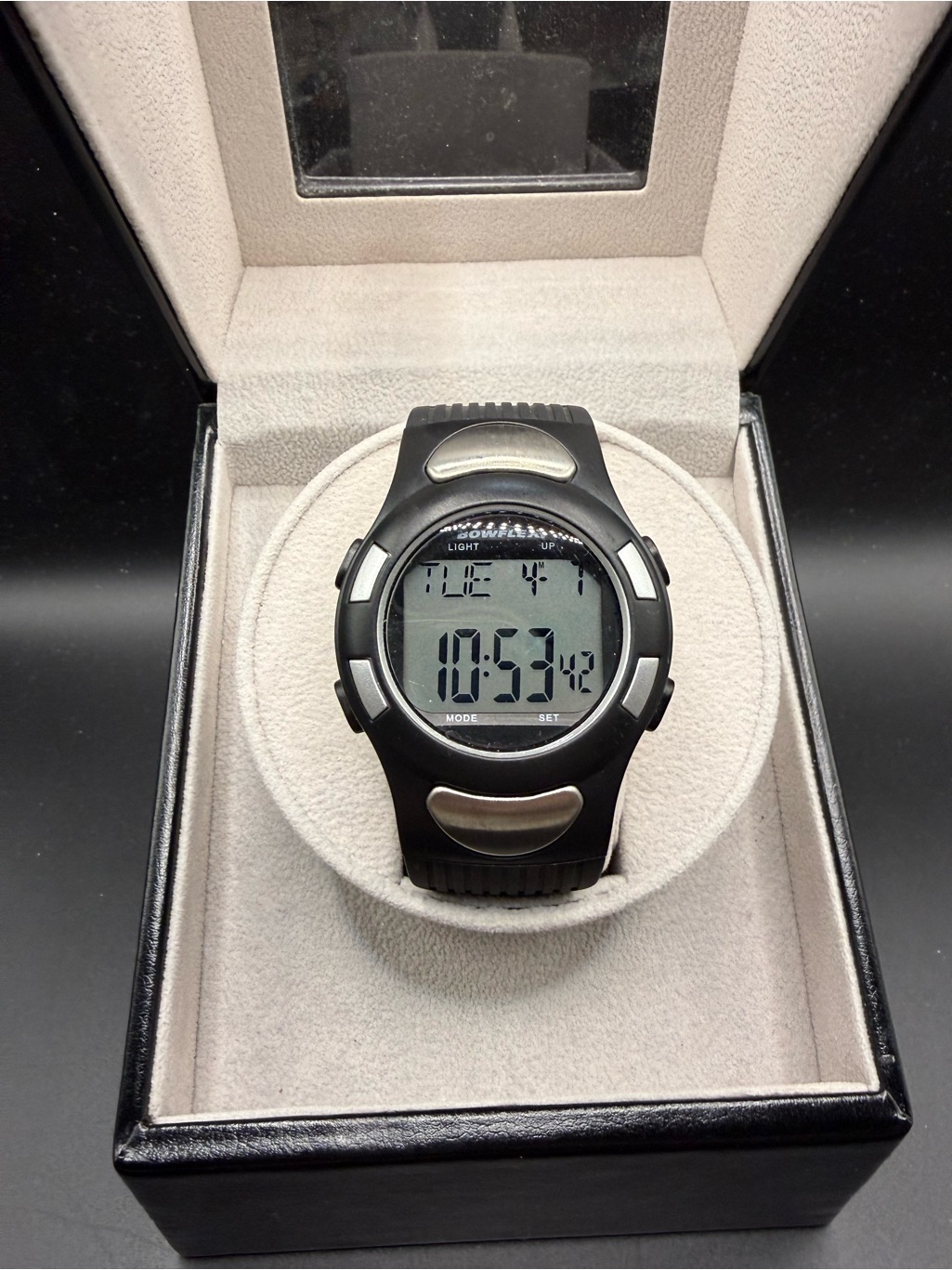 Bowflex Ez Pro Heart Rate Monitor Watch Black 42mm Touch Sensor Ecg Working 26mm